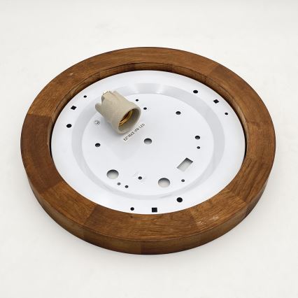 Brilagi - LED Deckenleuchte BELLADONNA 1xE27/15W/230V d 30 cm weiß/Eiche Kirsche