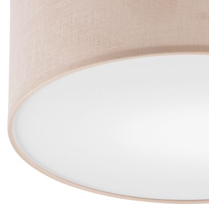 Brilagi - LED Deckenleuchte BELLADONNA 1xE27/15W/230V Ø 30 cm Beige/Eiche