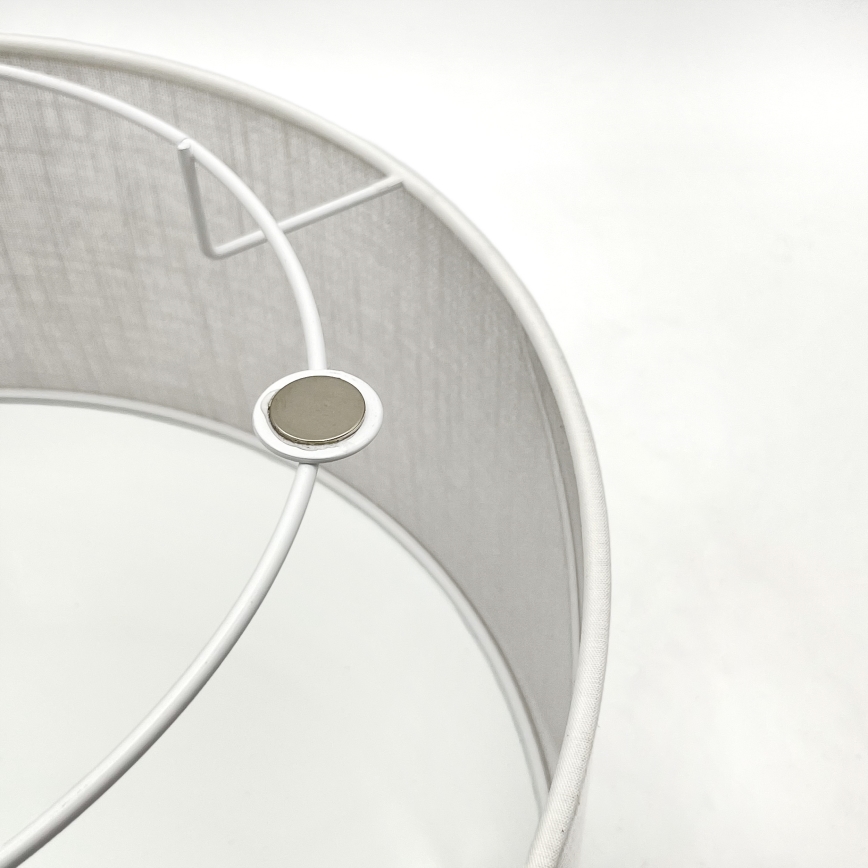 Brilagi - LED Deckenleuchte BELLADONNA 1xE27/15W/230V Ø 30 cm Weiß/Eiche Nussbaum