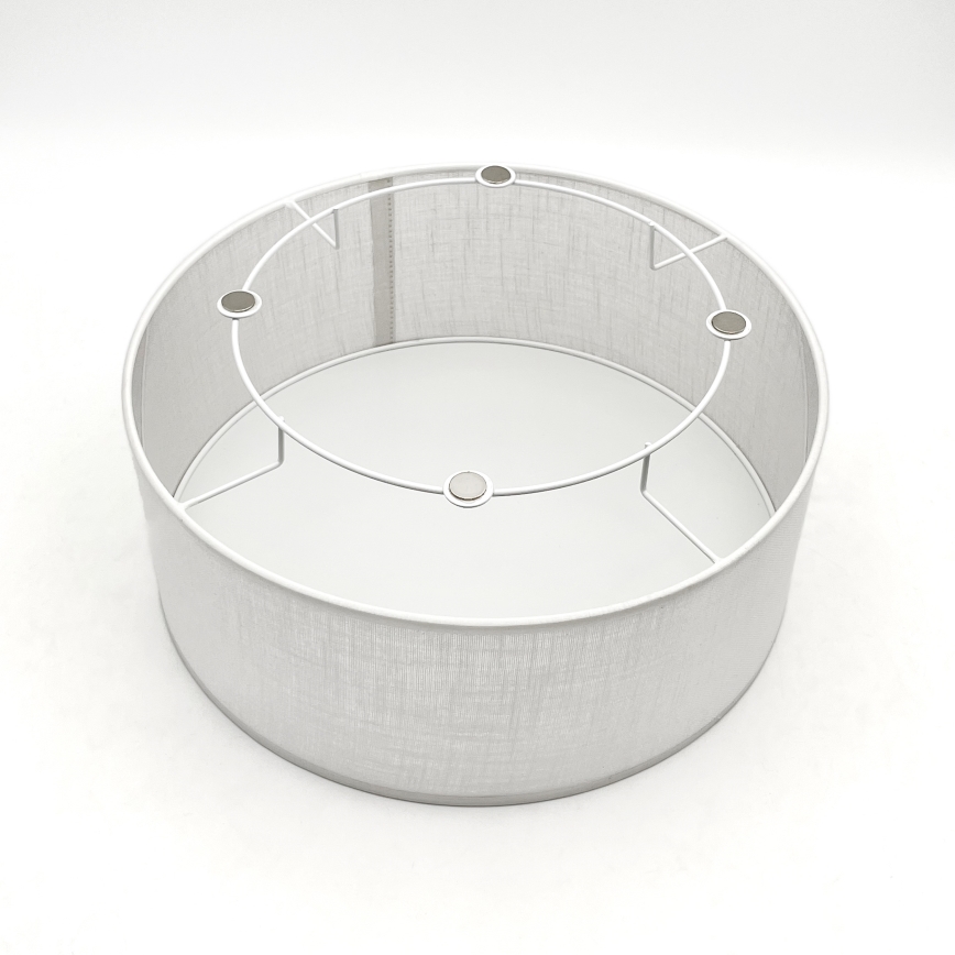 Brilagi - LED Deckenleuchte BELLADONNA 1xE27/15W/230V Ø 30 cm Weiß/Eiche Nussbaum