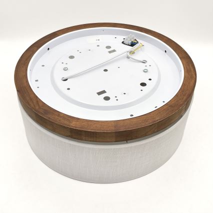 Brilagi - LED Deckenleuchte BELLADONNA 2xE27/15W/230V d 40 cm weiß/Eiche Kirsche