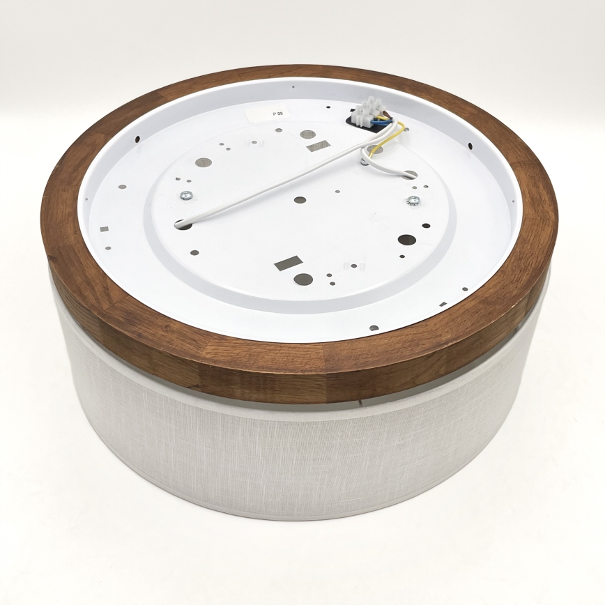 Brilagi - LED Deckenleuchte BELLADONNA 2xE27/15W/230V d 40 cm weiß/Eiche Kirsche