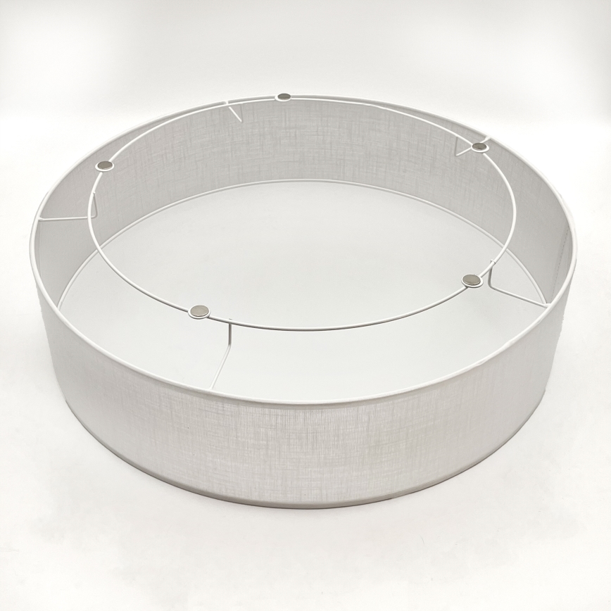 Brilagi - LED Deckenleuchte BELLADONNA 3xE27/15W/230V Ø 50 cm Weiß/Eiche Nussbaum