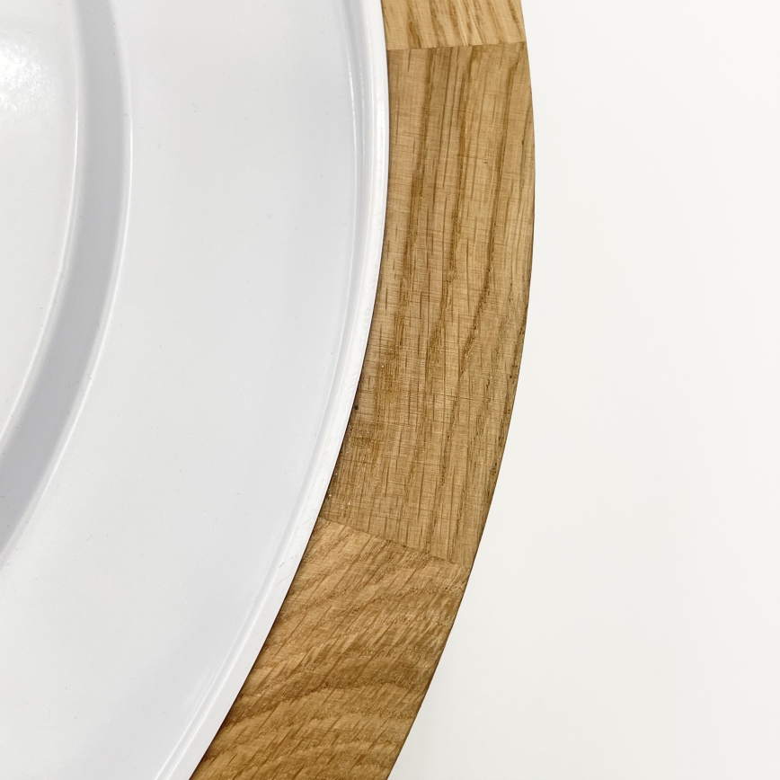 Brilagi - LED-Deckenleuchte BELLADONNA LED/20W/230V Ø 30 cm creme/Eiche