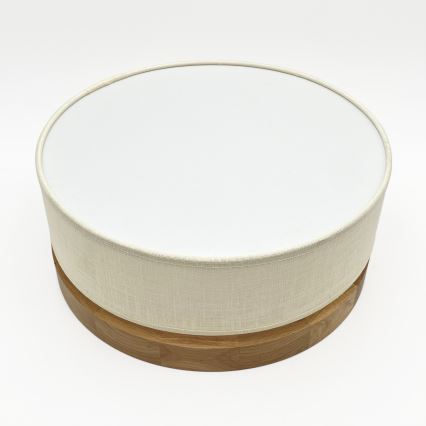 Brilagi - LED-Deckenleuchte BELLADONNA LED/20W/230V Ø 30 cm creme/Eiche