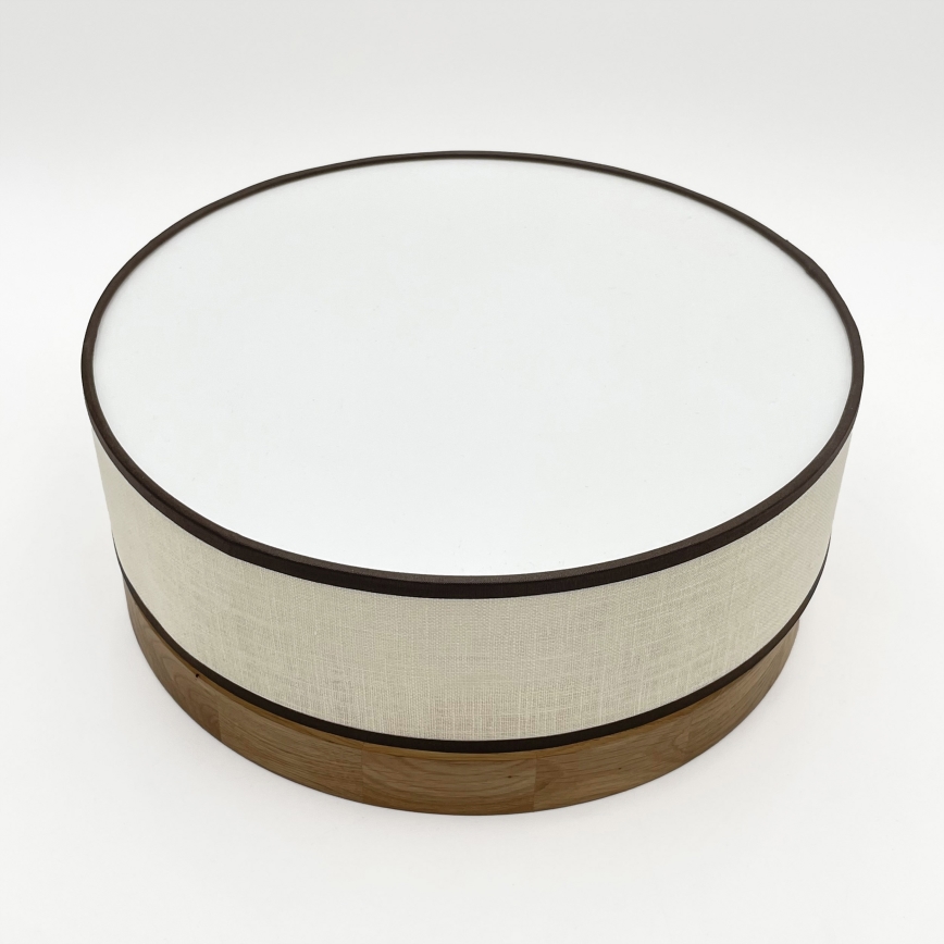 Brilagi - LED-Deckenleuchte BELLADONNA LED/20W/230V Ø 30 cm Creme/Eiche