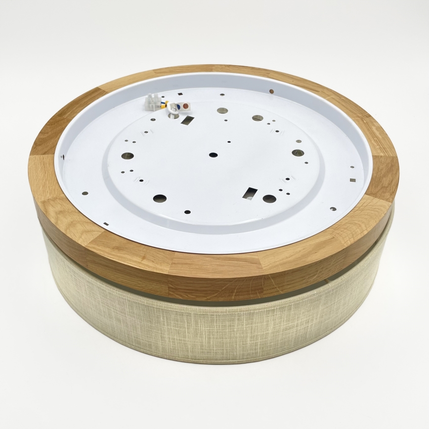 Brilagi - LED-Deckenleuchte BELLADONNA LED, 36 W, 230 V, Ø 40 cm, Creme/Eiche