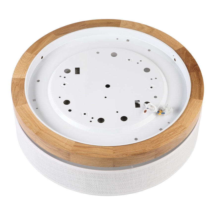 Brilagi - LED-Deckenleuchte BELLADONNA LED/36W/230V Ø 40 cm weiß/Eiche