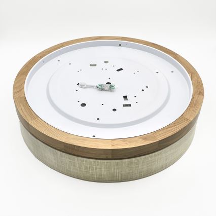 Brilagi - LED-Deckenleuchte BELLADONNA LED/36W/230V Ø 50 cm creme/Eiche