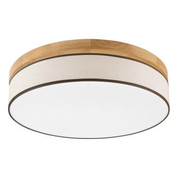 Brilagi - LED-Deckenleuchte BELLADONNA LED/36W/230V Ø 50 cm creme/Eiche