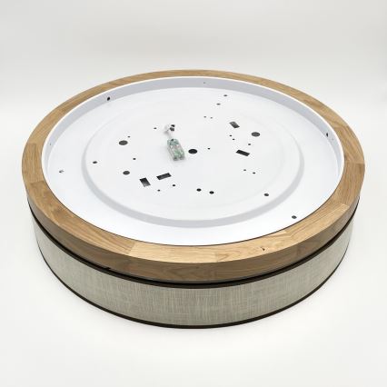 Brilagi - LED-Deckenleuchte BELLADONNA LED/36W/230V Ø 50 cm creme/Eiche