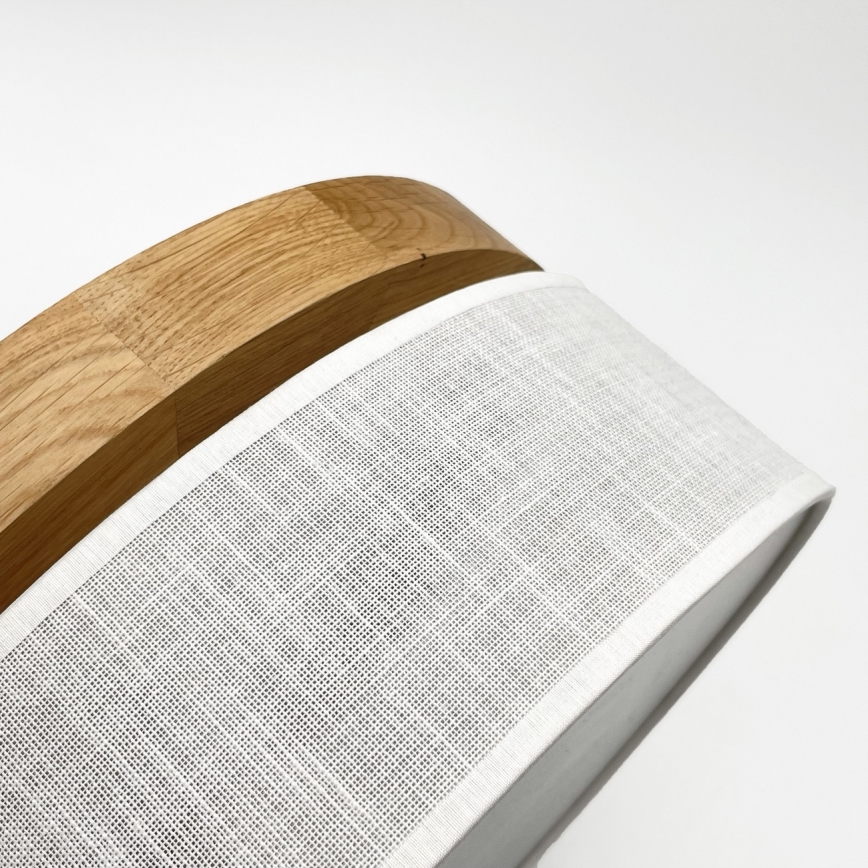 Brilagi - LED-Deckenleuchte BELLADONNA LED/36W/230V Ø 50 cm weiß/Eiche