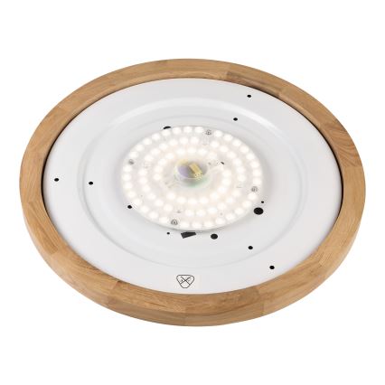 Brilagi - LED-Deckenleuchte BELLADONNA LED/36W/230V Ø 50 cm weiß/Eiche