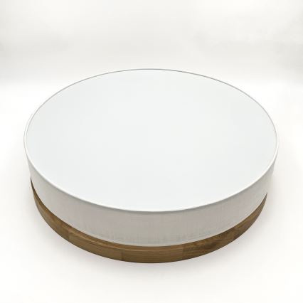 Brilagi - LED-Deckenleuchte BELLADONNA LED/36W/230V Ø 50 cm weiß/Eiche