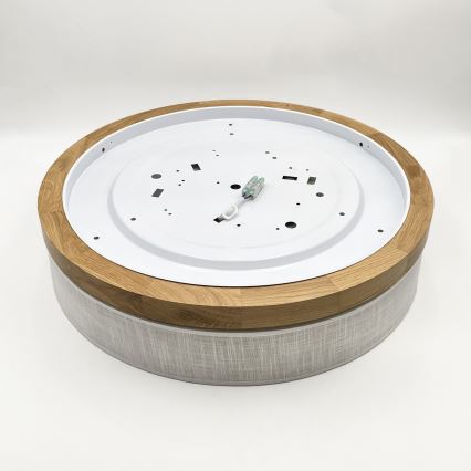 Brilagi - LED-Deckenleuchte BELLADONNA LED/36W/230V Ø 50 cm weiß/Eiche