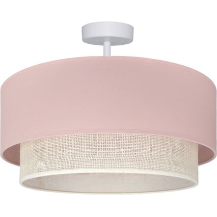 Brilagi - LED-Deckenleuchte BOHO BOBO 1xE27/60W/230V Ø 40 cm rosa/creme