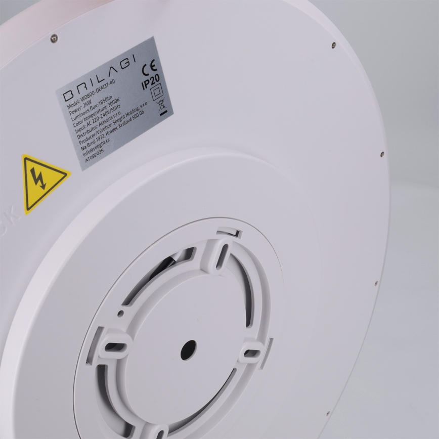 Brilagi - LED Deckenleuchte CARLOS LED/24W/230V Ø 40 cm weiß