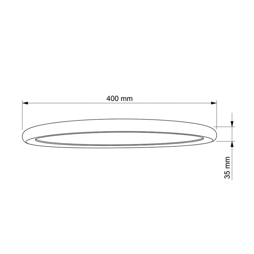 Brilagi - LED Deckenleuchte CARLOS LED/24W/230V Ø 40 cm weiß