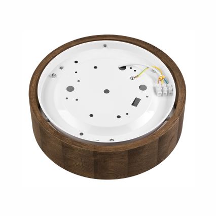 Brilagi - LED Deckenleuchte CARVALHO 1xE27/60W/230V Eiche d 27 cm
