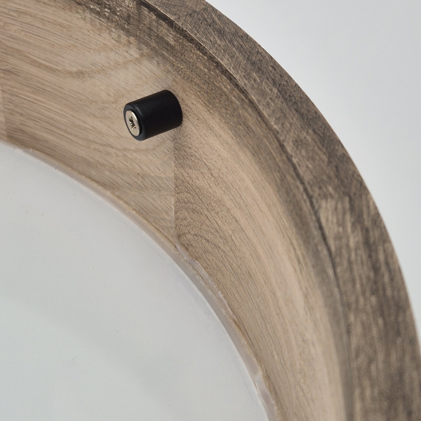 Brilagi - LED Deckenleuchte CARVALHO 2xE27/60W/230V Eiche Nussbaum Ø 37 cm