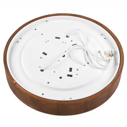 Brilagi - LED-Deckenleuchte CARVALHO 3xE27/15W/230V Eiche-Kirsche Ø 47 cm