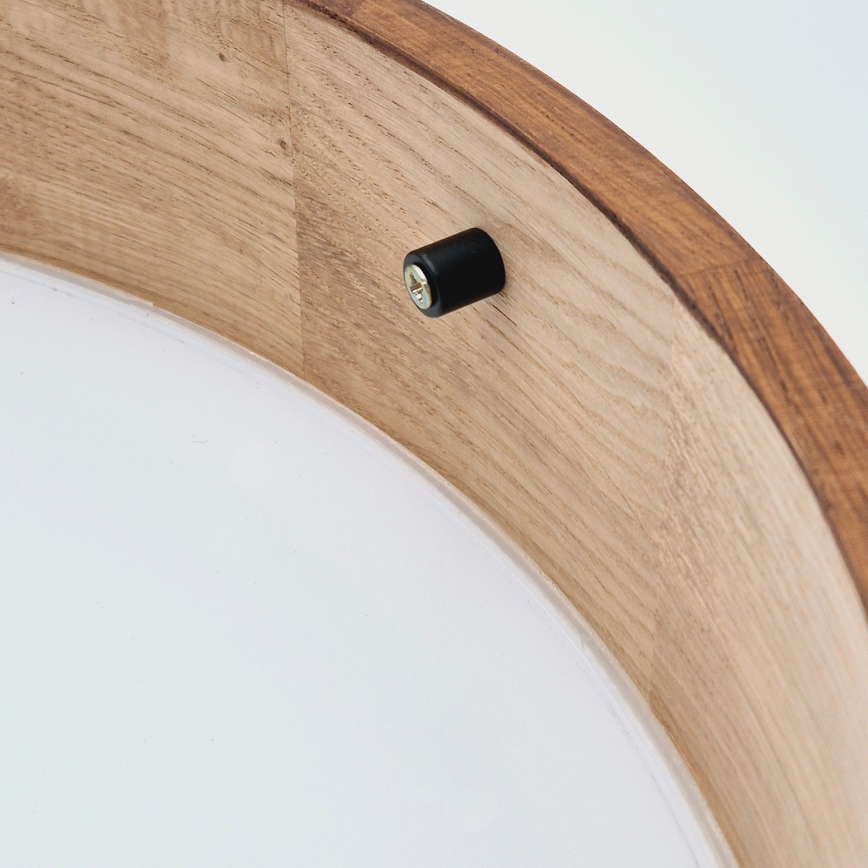 Brilagi - LED Deckenleuchte CARVALHO 3xE27/60W/230V Eiche-Kirsche Ø 47 cm