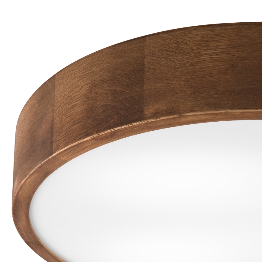 Brilagi - LED Deckenleuchte CARVALHO 3xE27/60W/230V Eiche-Kirsche Ø 47 cm