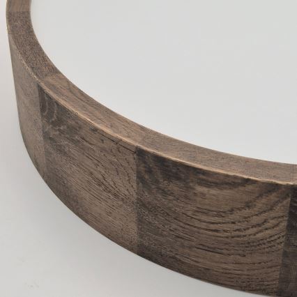 Brilagi - LED Deckenleuchte CARVALHO 3xE27/60W/230V Eiche Nussbaum Ø 47 cm