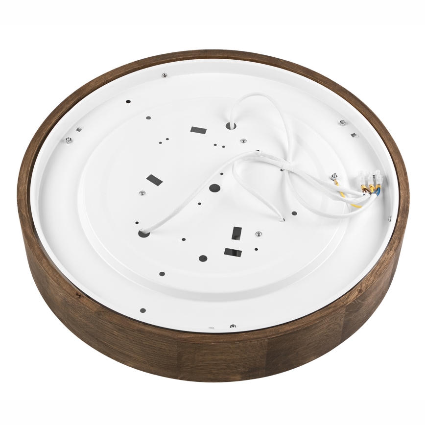 Brilagi - LED Deckenleuchte CARVALHO 3xE27/60W/230V Eiche Nussbaum Ø 47 cm