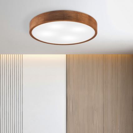 Brilagi - LED-Deckenleuchte CARVALHO 4xE27/60W/230V Eiche/Kirsche Ø 57,5 cm