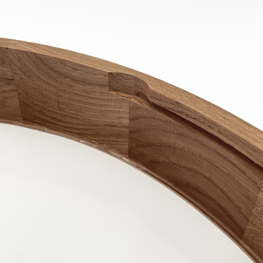 Brilagi - LED-Deckenleuchte CARVALHO 4xE27/60W/230V Eiche/Kirsche Ø 57,5 cm