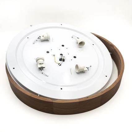 Brilagi - LED-Deckenleuchte CARVALHO 4xE27/60W/230V Eiche/Kirsche Ø 57,5 cm