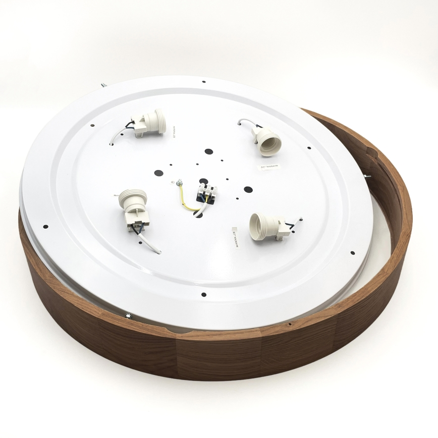 Brilagi - LED-Deckenleuchte CARVALHO 4xE27/60W/230V Eiche/Kirsche Ø 57,5 cm