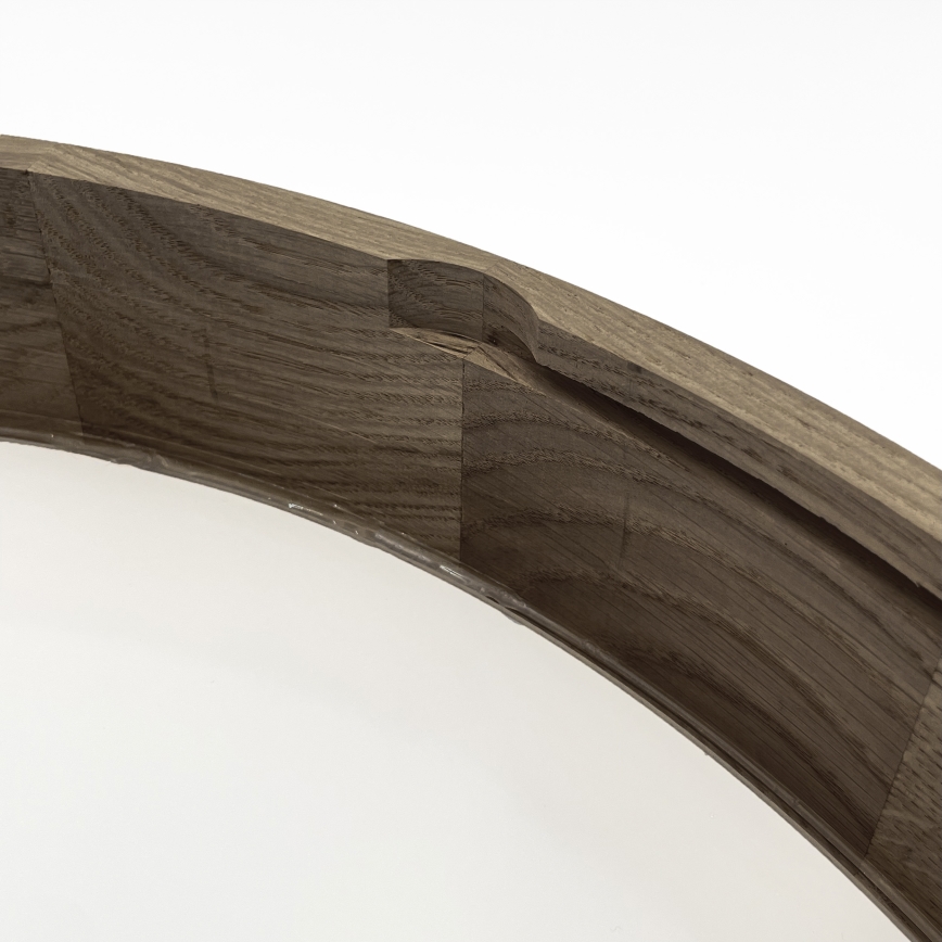 Brilagi - LED-Deckenleuchte CARVALHO 4xE27/60W/230V Eiche/Nussbaum Ø 57,5 cm