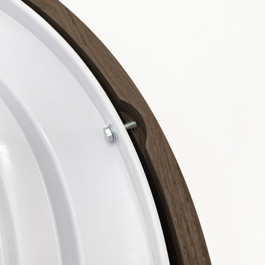 Brilagi - LED-Deckenleuchte CARVALHO 4xE27/60W/230V Eiche/Nussbaum Ø 57,5 cm