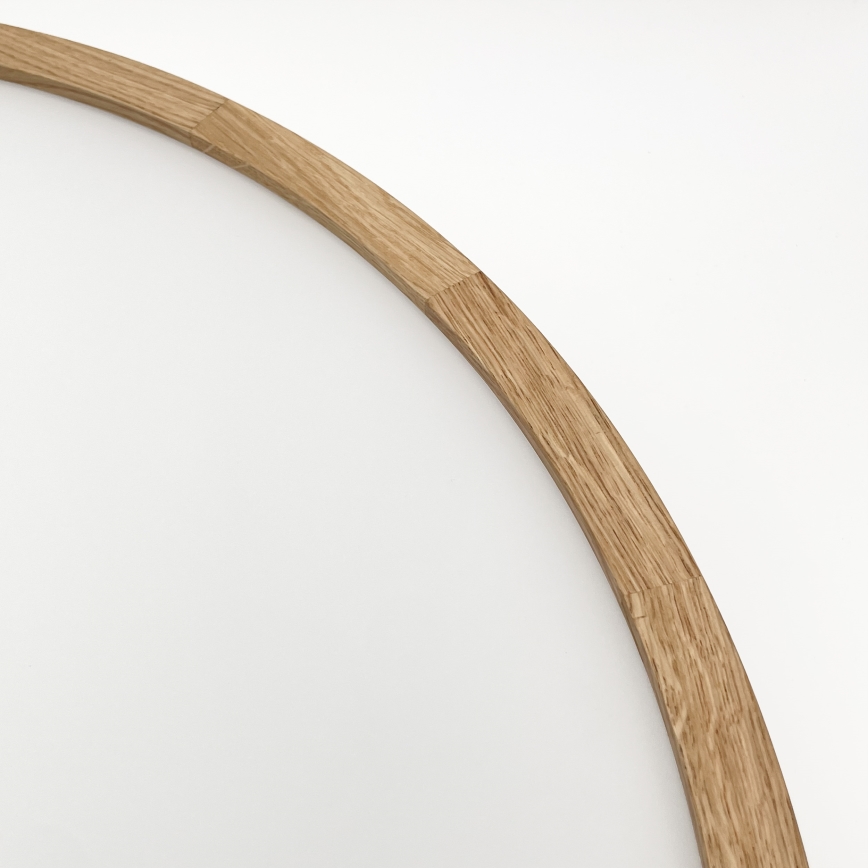 Brilagi - LED-Deckenleuchte CARVALHO 4xE27/60W/230V Eiche Ø 57,5 cm