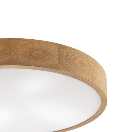 Brilagi - LED-Deckenleuchte CARVALHO 4xE27/60W/230V Eiche Ø 57,5 cm