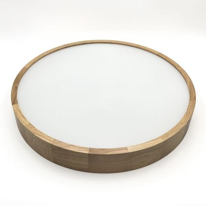 Brilagi - LED-Deckenleuchte CARVALHO 4xE27/60W/230V Eiche Ø 57,5 cm