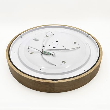 Brilagi - LED-Deckenleuchte CARVALHO 4xE27/60W/230V Eiche Ø 57,5 cm