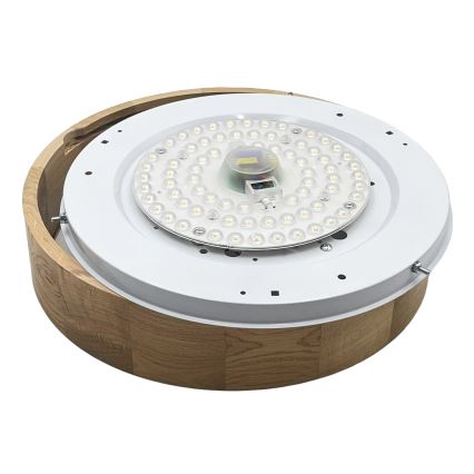 Brilagi - LED-Deckenleuchte CARVALHO LED/36W/230V Eiche Ø 37,5 cm
