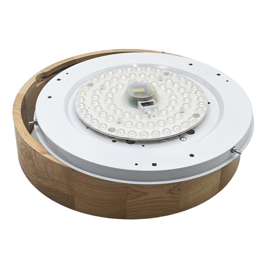 Brilagi - LED-Deckenleuchte CARVALHO LED/36W/230V Eiche Ø 37,5 cm