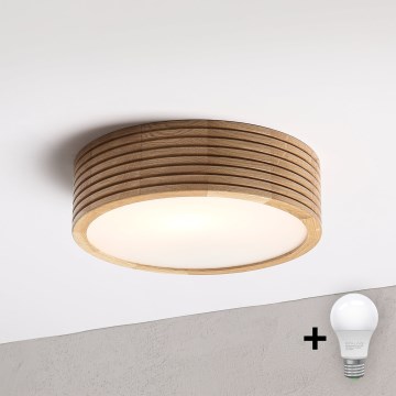 Brilagi - LED-Deckenleuchte CARVALHO MODERN 1xE27/60W/230V Ø 27,5 cm Eiche