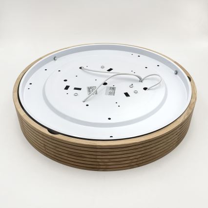 Brilagi - LED-Deckenleuchte CARVALHO MODERN 3xE27/60W/230V Ø 47,5 cm Eiche
