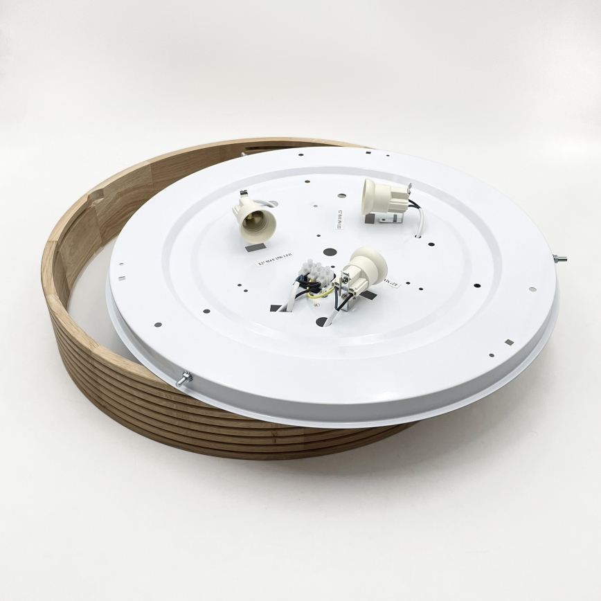Brilagi - LED-Deckenleuchte CARVALHO MODERN 3xE27/60W/230V Ø 47,5 cm Eiche