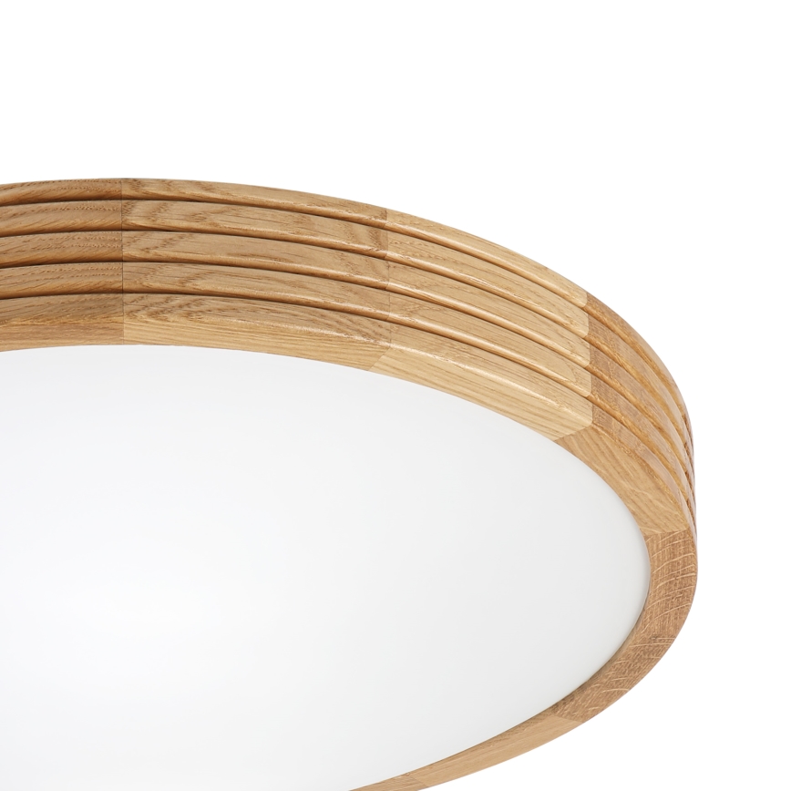 Brilagi - LED-Deckenleuchte CARVALHO MODERN SLIM 2xE27/60W/230V Ø 37,5 cm Eiche