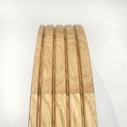 Brilagi - LED-Deckenleuchte CARVALHO MODERN SLIM 2xE27/60W/230V Ø 37,5 cm Eiche