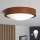 Brilagi - LED-Deckenleuchte CARVALHO SLIM 1xE27/15W/230V Eiche/Kirsche Ø 27 cm
