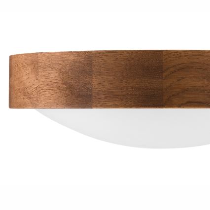 Brilagi - LED-Deckenleuchte CARVALHO SLIM 1xE27/15W/230V Eiche/Kirsche Ø 27 cm