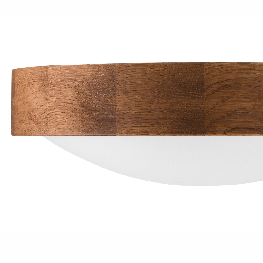 Brilagi - LED-Deckenleuchte CARVALHO SLIM 1xE27/15W/230V Eiche/Kirsche Ø 27 cm