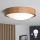 Brilagi - LED-Deckenleuchte CARVALHO SLIM 1xE27/60W/230V Eiche d 27 cm